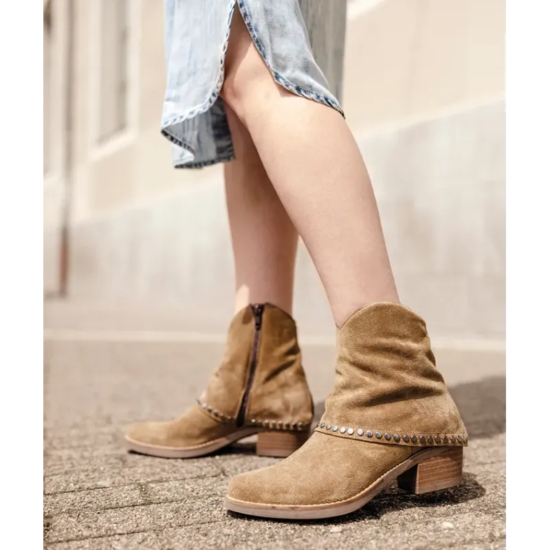 MZ boots Rachel Nub Taupe