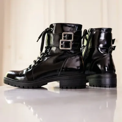 MZ boots Rangie Noir Verni