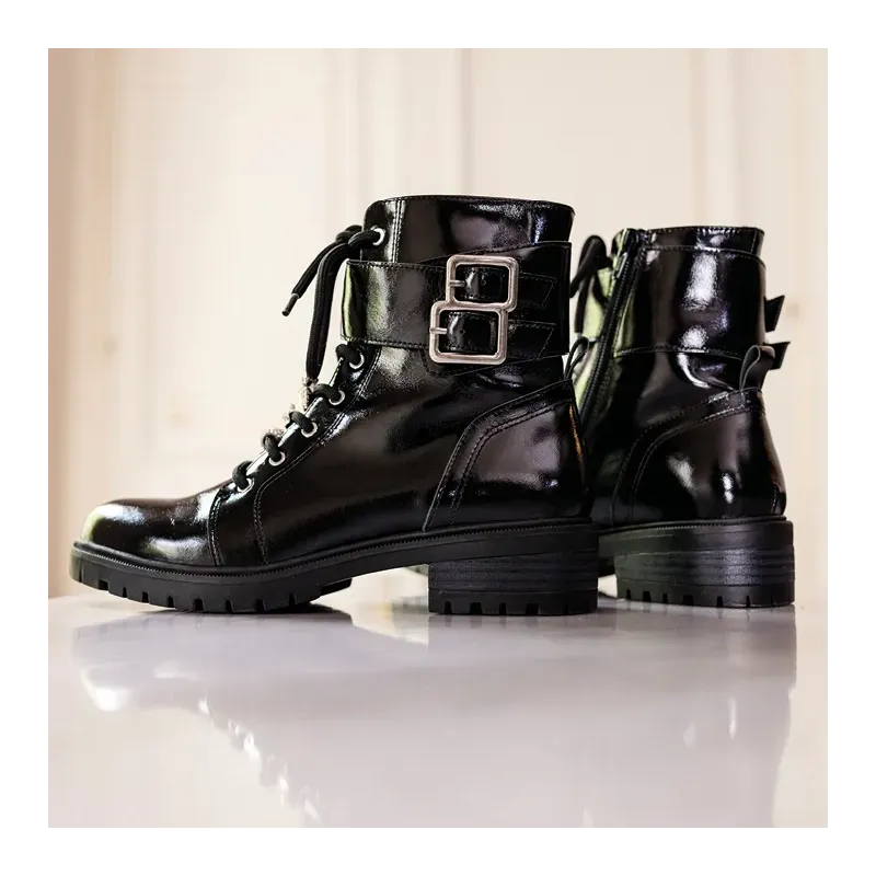 MZ boots Rangie Noir Verni