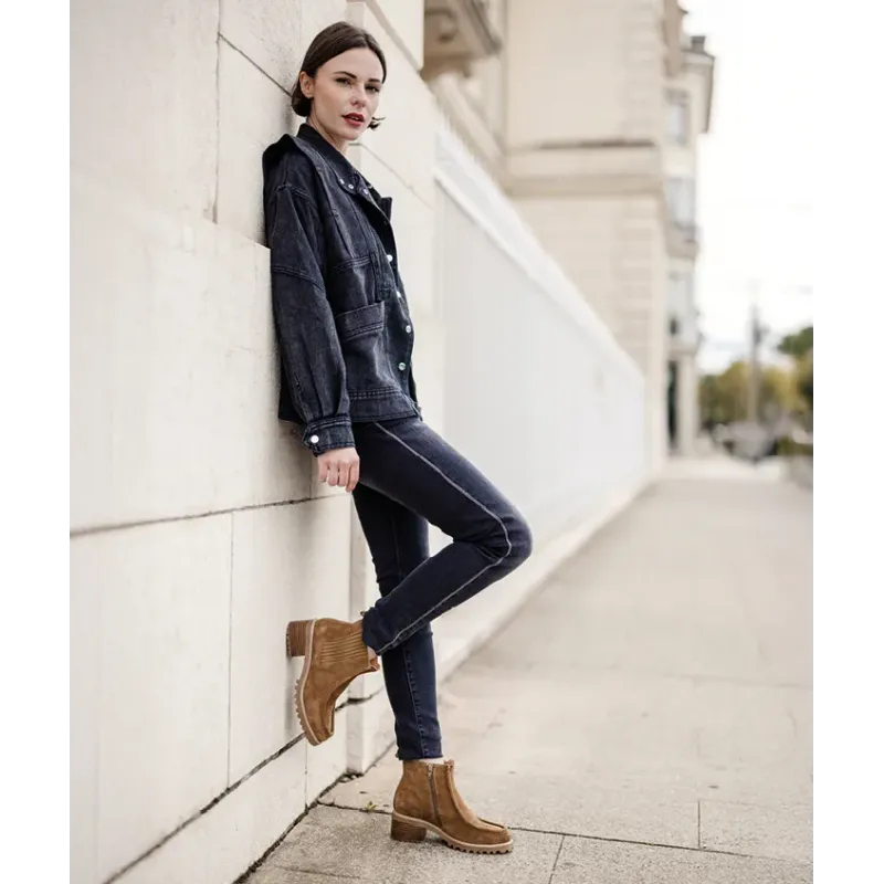 MZ boots Saria Nub Camel