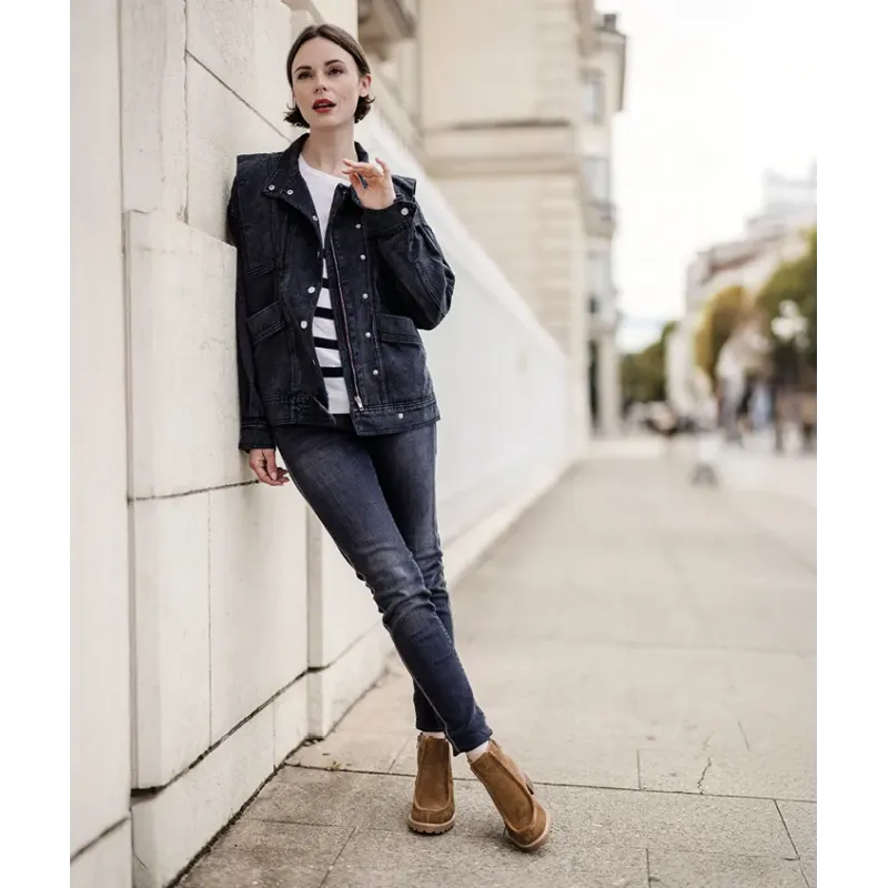 MZ boots Saria Nub Camel