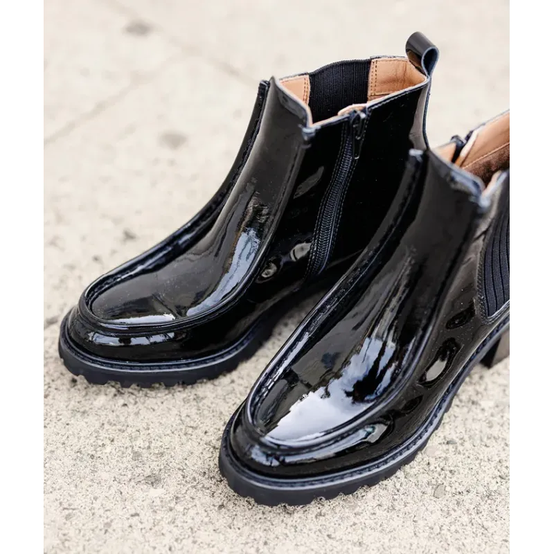 MZ boots Saria Verni noir