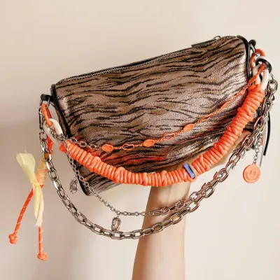 MZ Sac Miley Zèbre Cuivre Bijou Orange