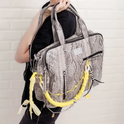 MZ sac busy python bijou jaune