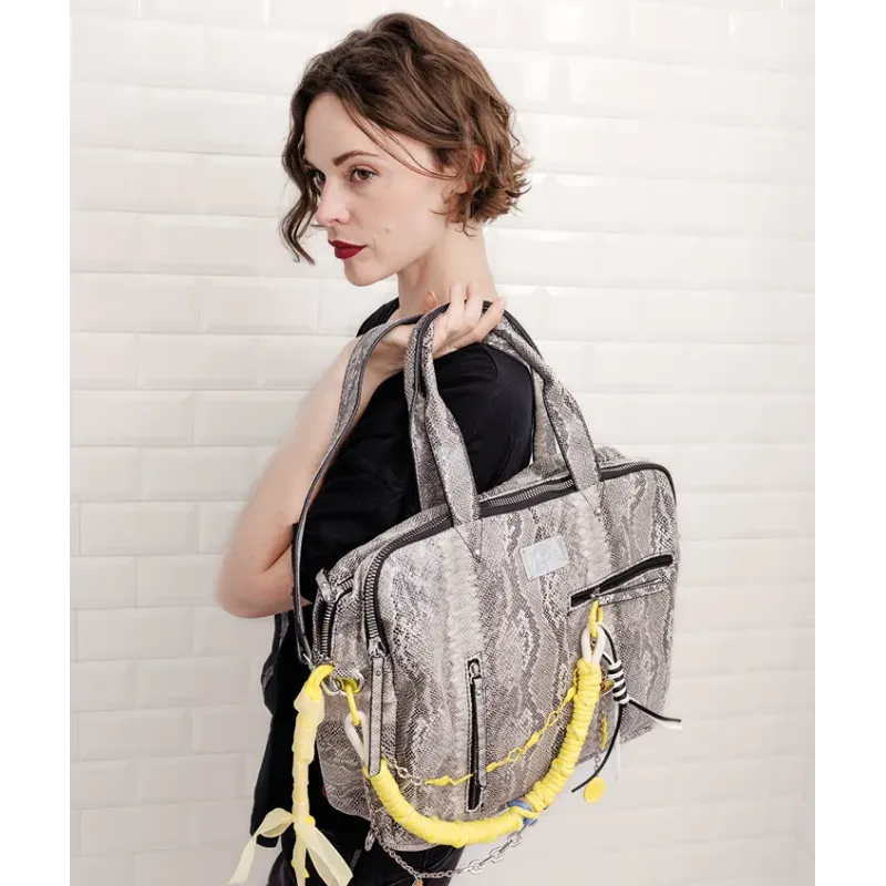 MZ sac busy python bijou jaune