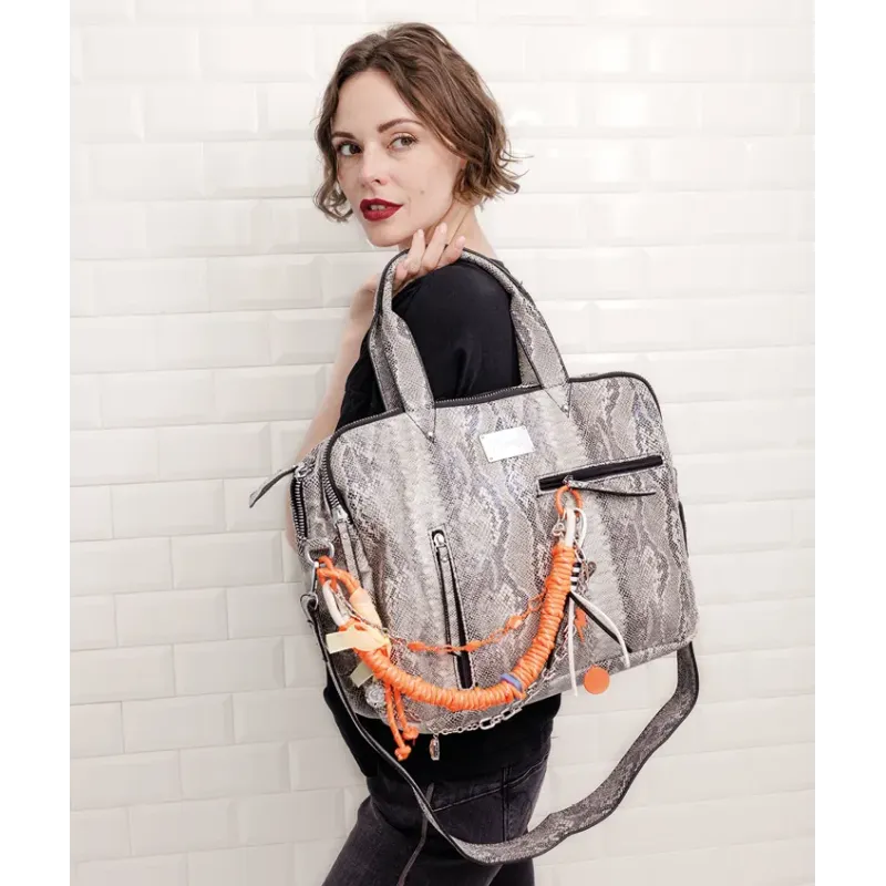 MZ sac busy python bijou orange