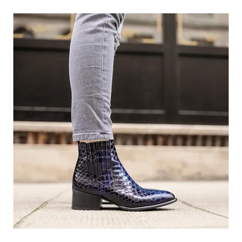 MZ boots ada crotal bleu