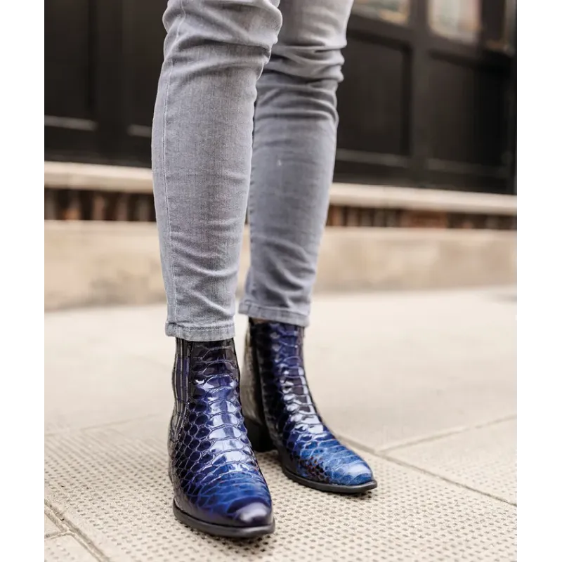 MZ boots ada crotal bleu