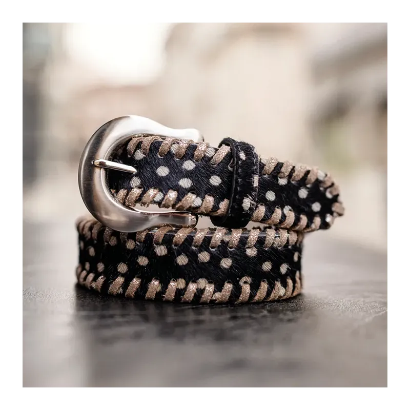 MZ Ceinture Tamara noir argent