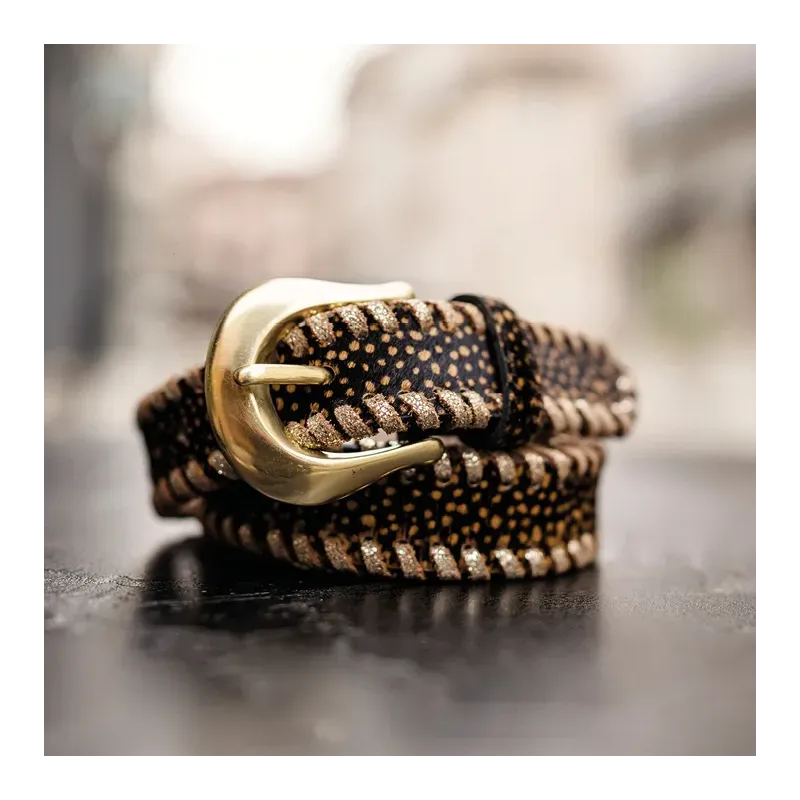 MZ Ceinture Tamara noir camel