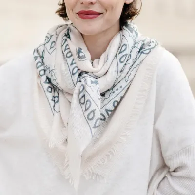 MZ foulard Bandanas Ecru