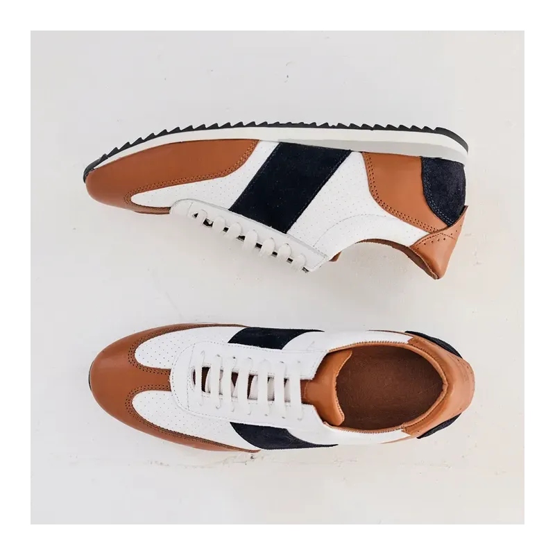 Mocassin homme nubuck bleu marine Mazélie