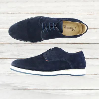 MZ Derby Homme Adam Nub Navy