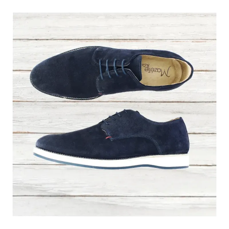 MZ Derby Homme Adam Nub Navy