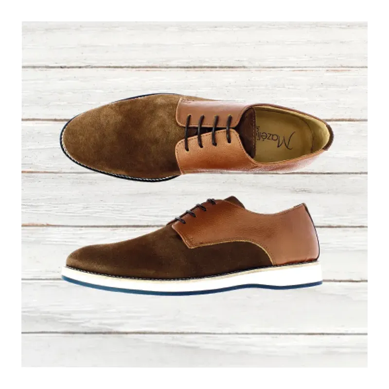 MZ Derby Homme Adam Nub Camel