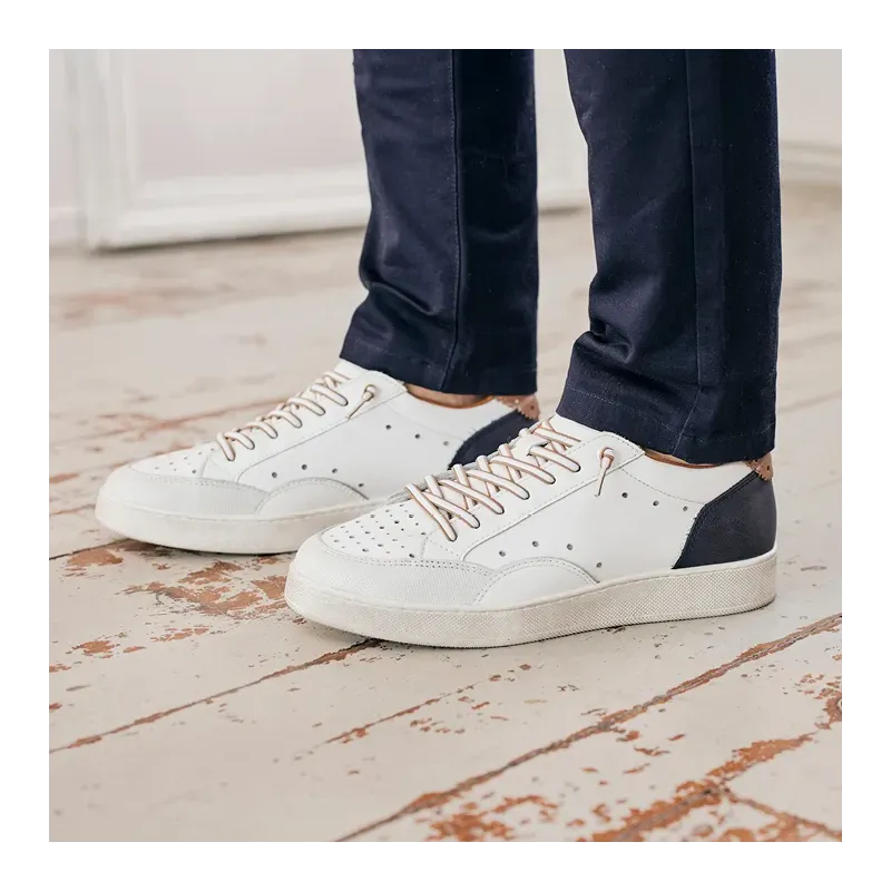 Mocassin homme nubuck bleu marine Mazélie