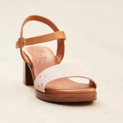 MZ sandales luna nude clous