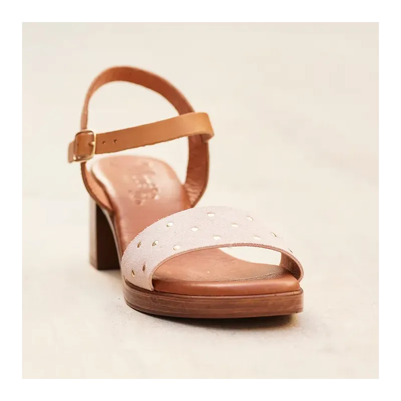 MZ sandales luna nude clous