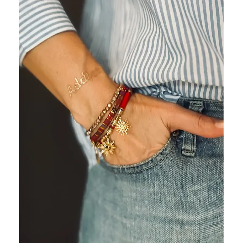 MZ bracelet Carmina Rouge