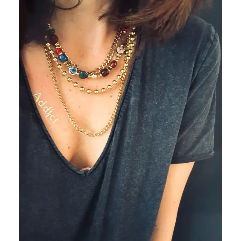 MZ Collier Clara Perles Multico