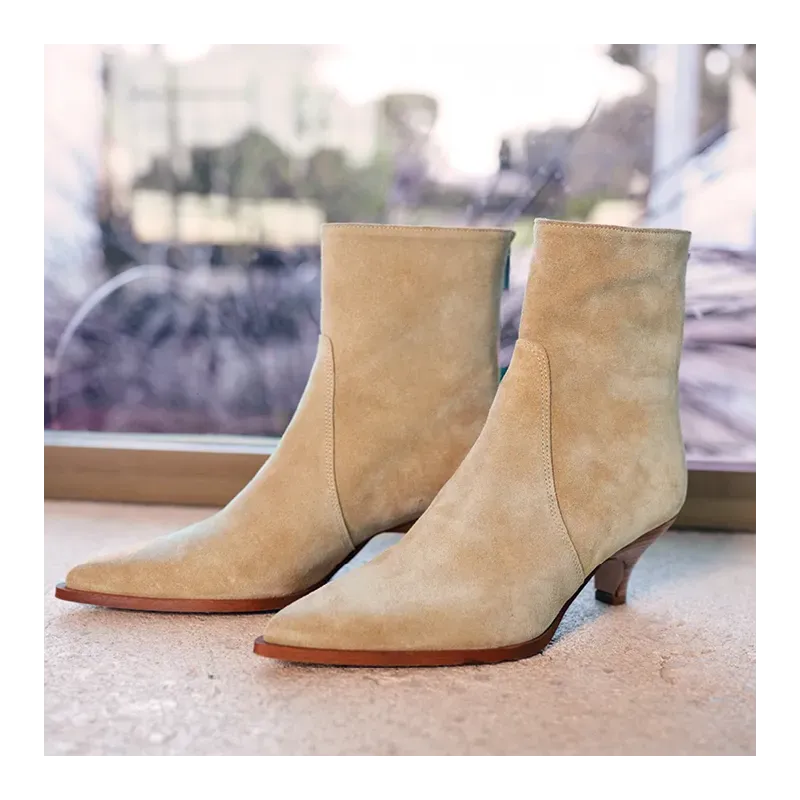 Mazélie boots Alba Nub Sable