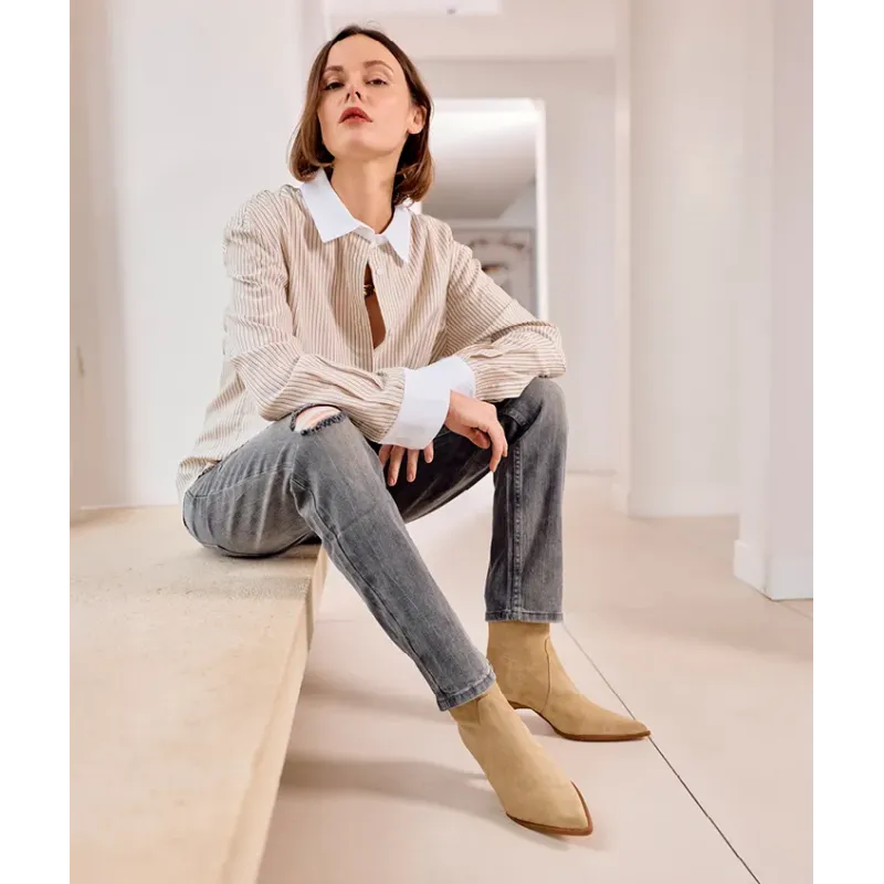 Mazélie boots Alba Nub Sable