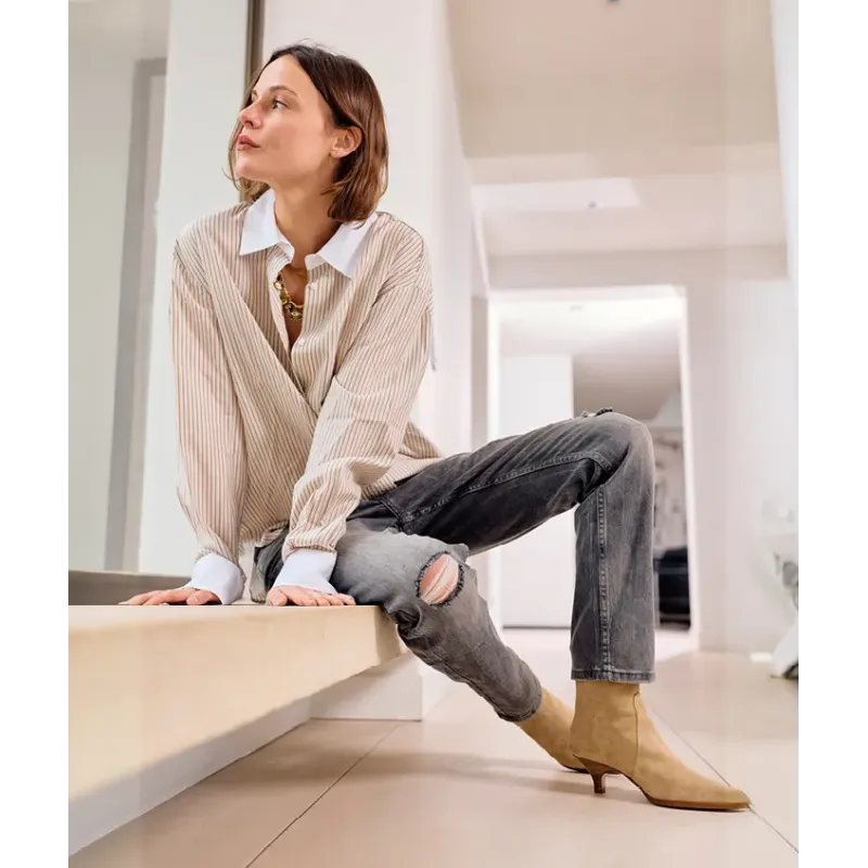 Mazélie boots Alba Nub Sable