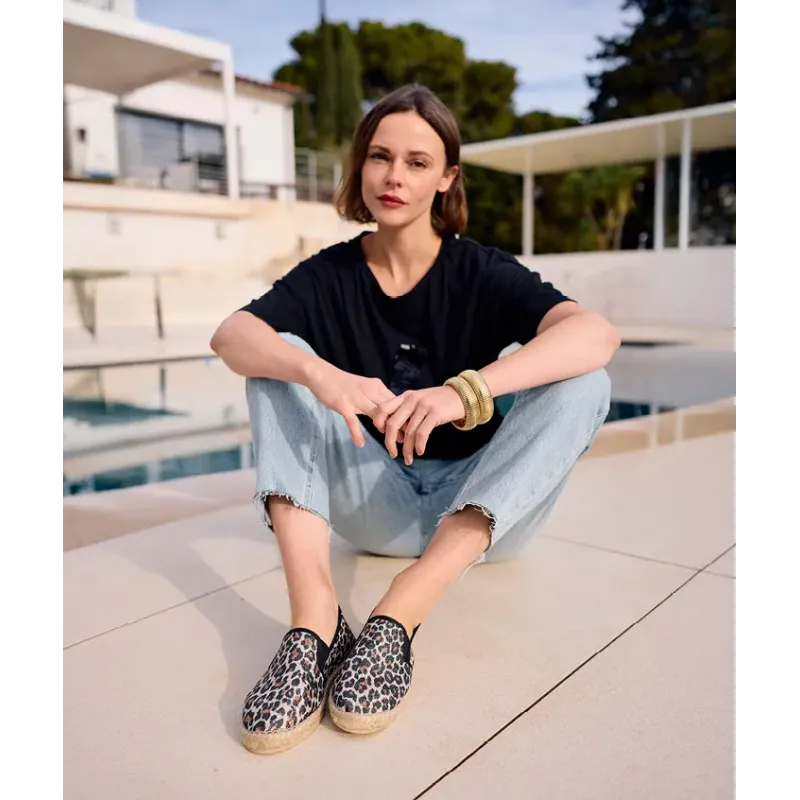 MZ Espadrilles Ariane Léop Glitter