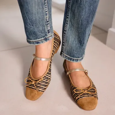 Mazélie ballerines Emma Camel