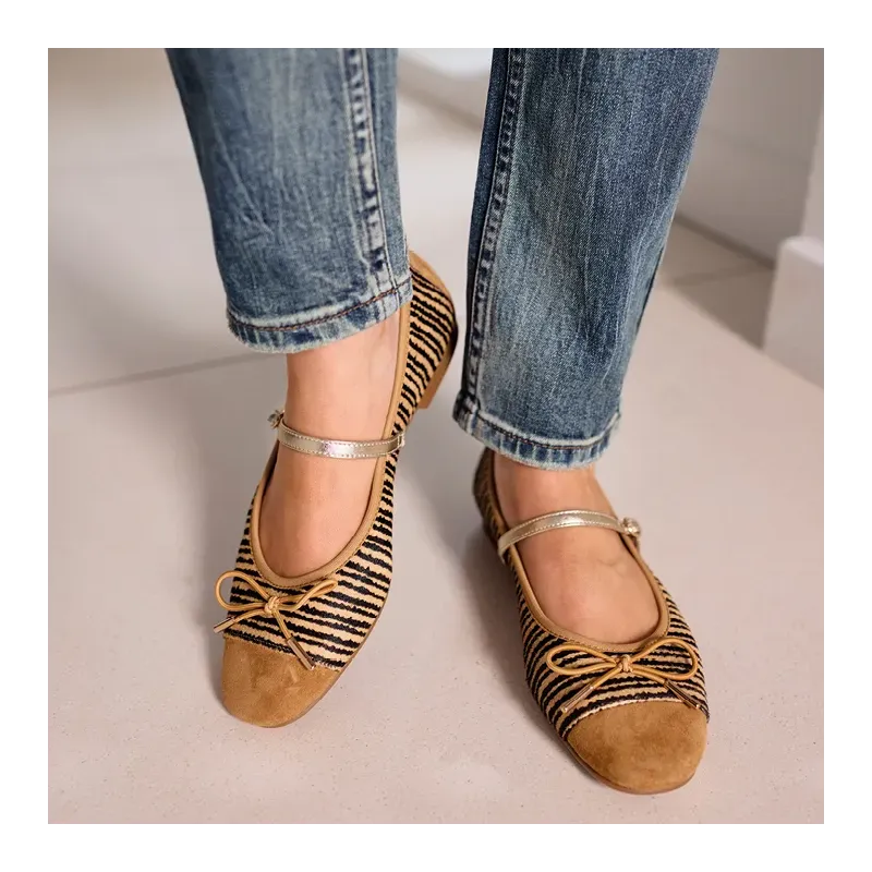 Mazélie ballerines Emma Camel