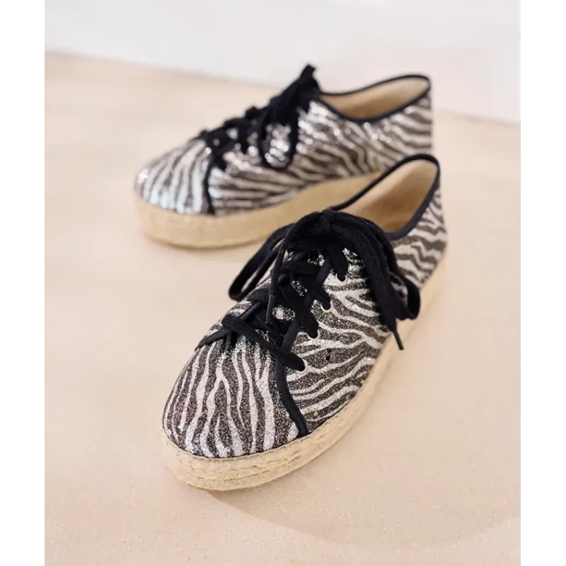 Mazélie baskets espadrilles Jana Zèbre