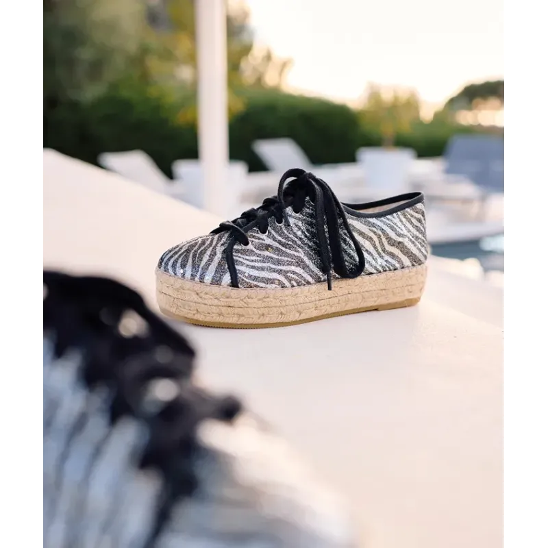 Mazélie baskets espadrilles Jana Zèbre