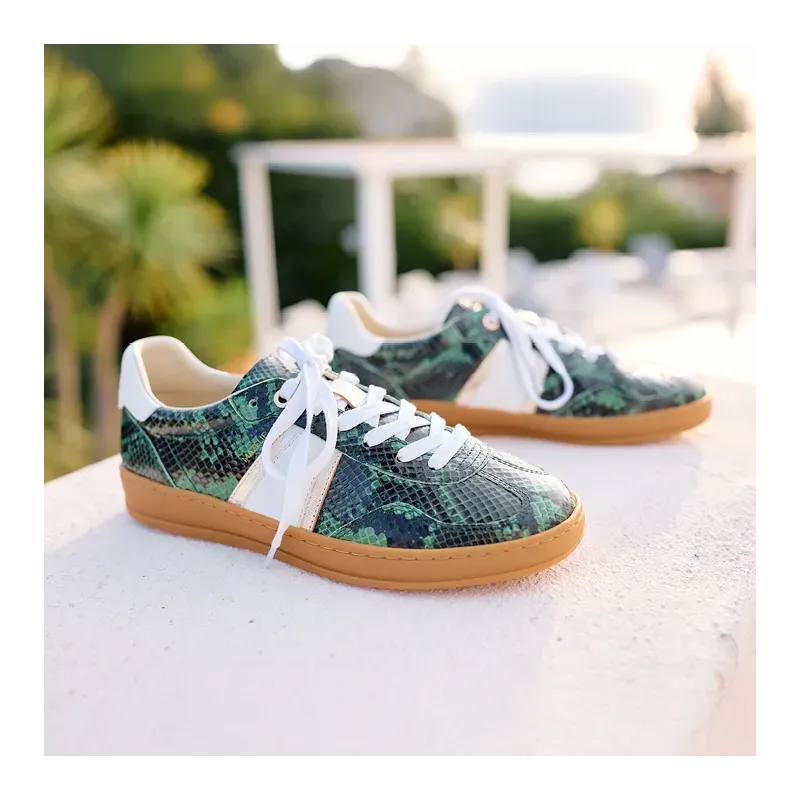 Mazélie baskets Lorie vert