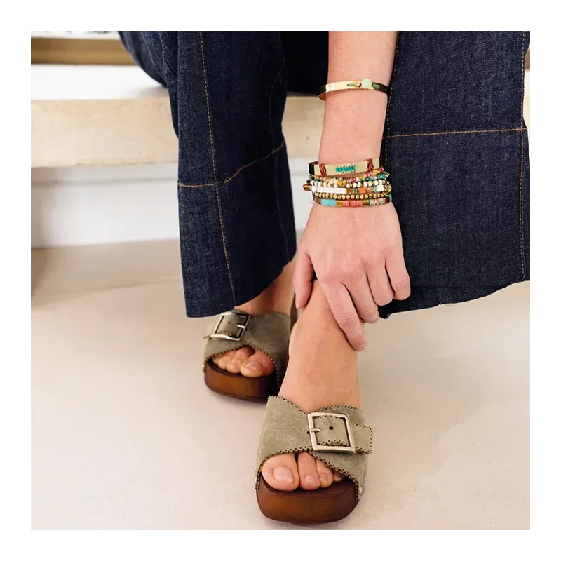 Mazélie sandales Milie Nub Kaki