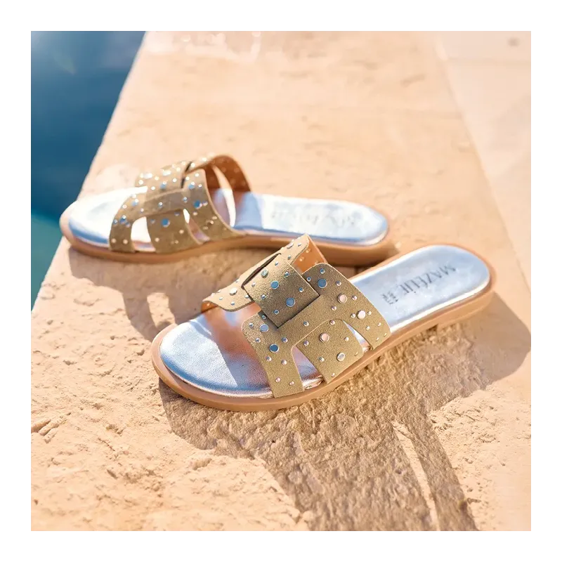 Mazélie Mules Romy Nub Kaki
