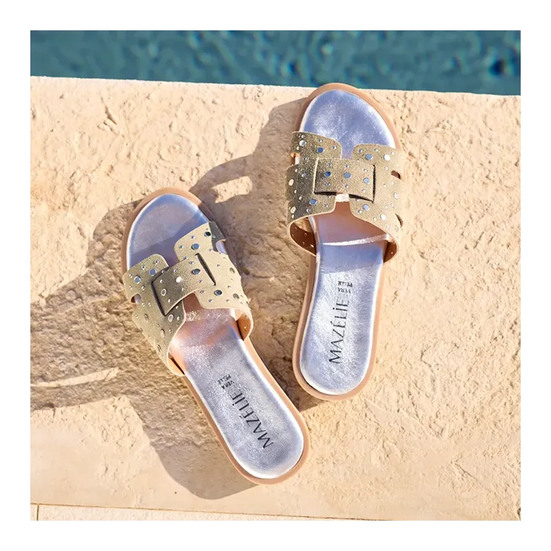 Mazélie Mules Romy Nub Kaki