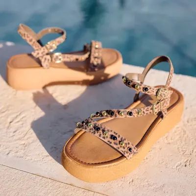 Mazélie sandales Tamy Léop