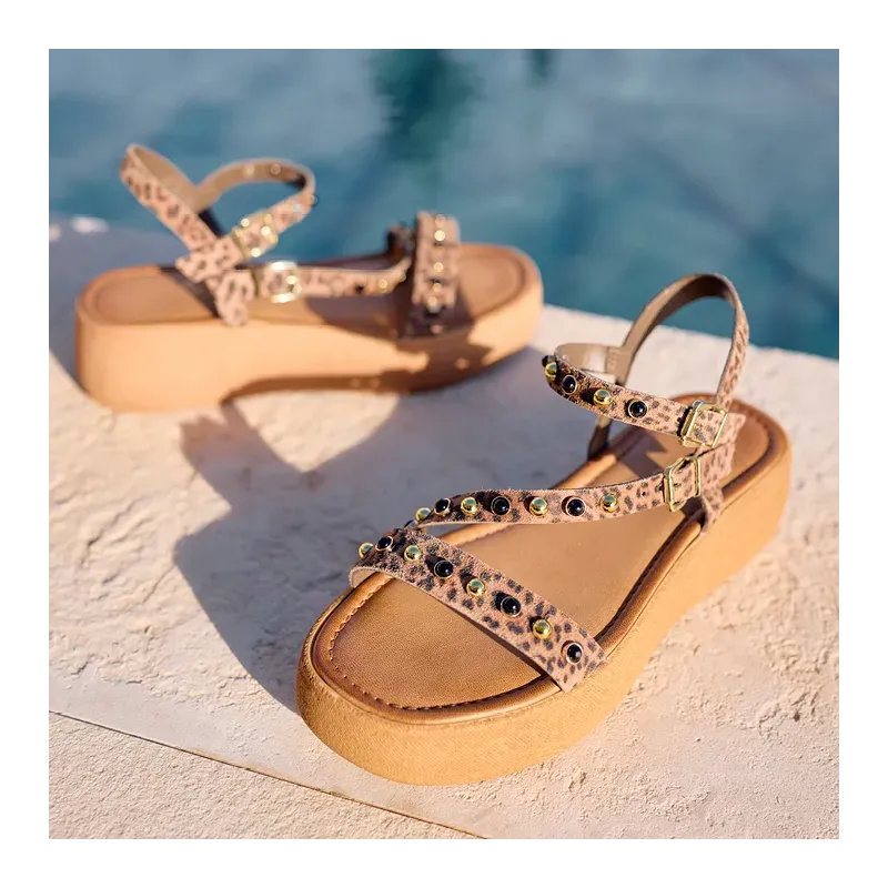 Mazélie sandales Tamy Léop