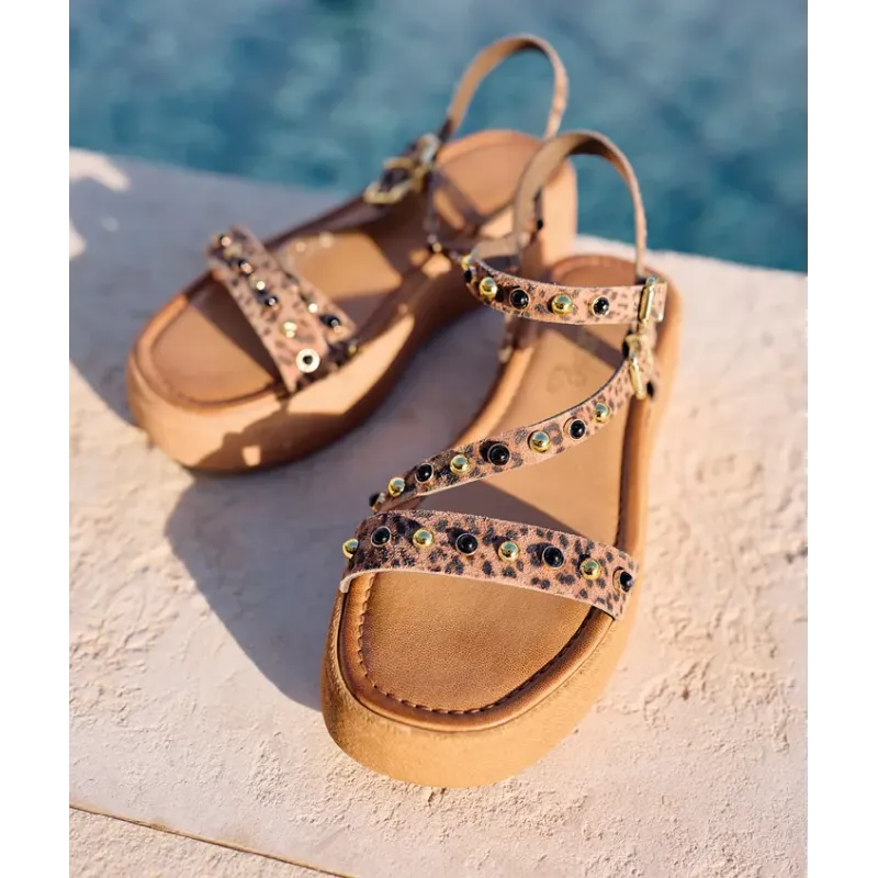 Mazélie sandales Tamy Léop