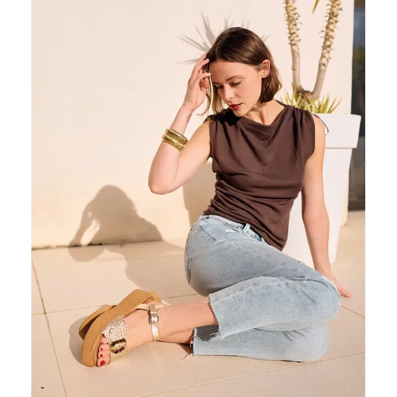 Mazélie sandales Tysia Or