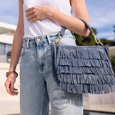 Mazélie Sac Joy Nub Bleu