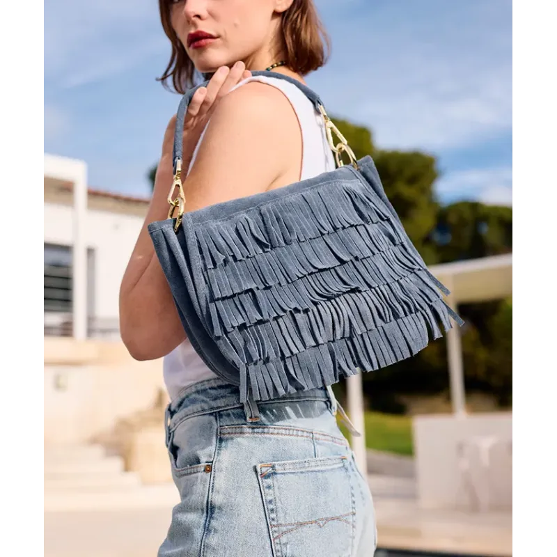 Mazélie Sac Joy Nub Bleu