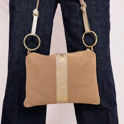 MZ sac Scarlette Nubuck Taupe