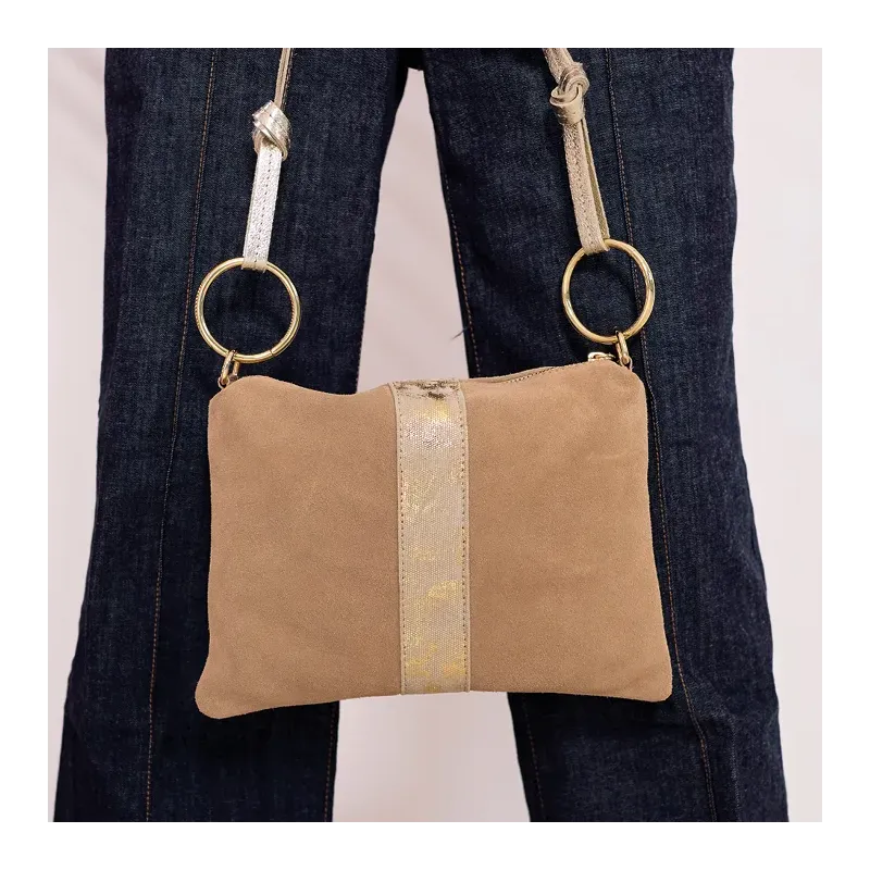 MZ sac Scarlette Nubuck Taupe