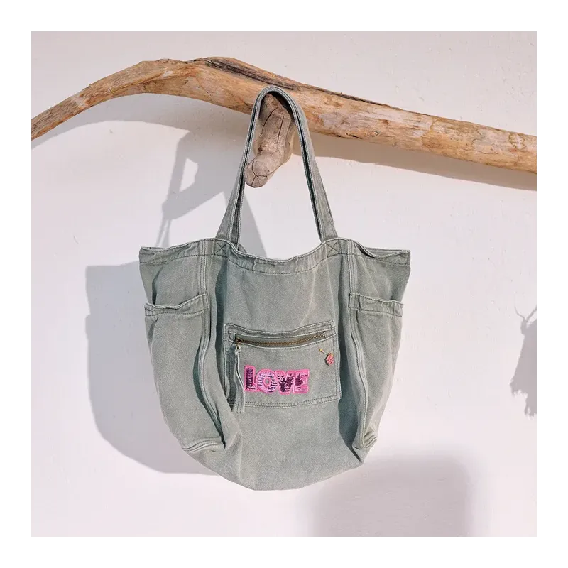 Mazélie Sac Cabas Charlene Kaki