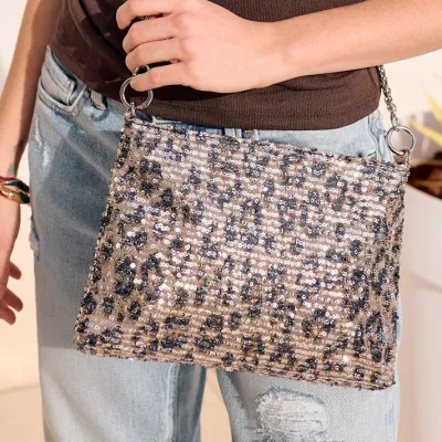 Mazélie sac Lisa Strass Léop