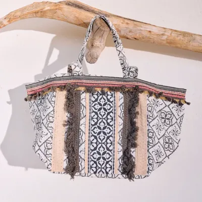 Mazélie sac cabas Ibiza kaki