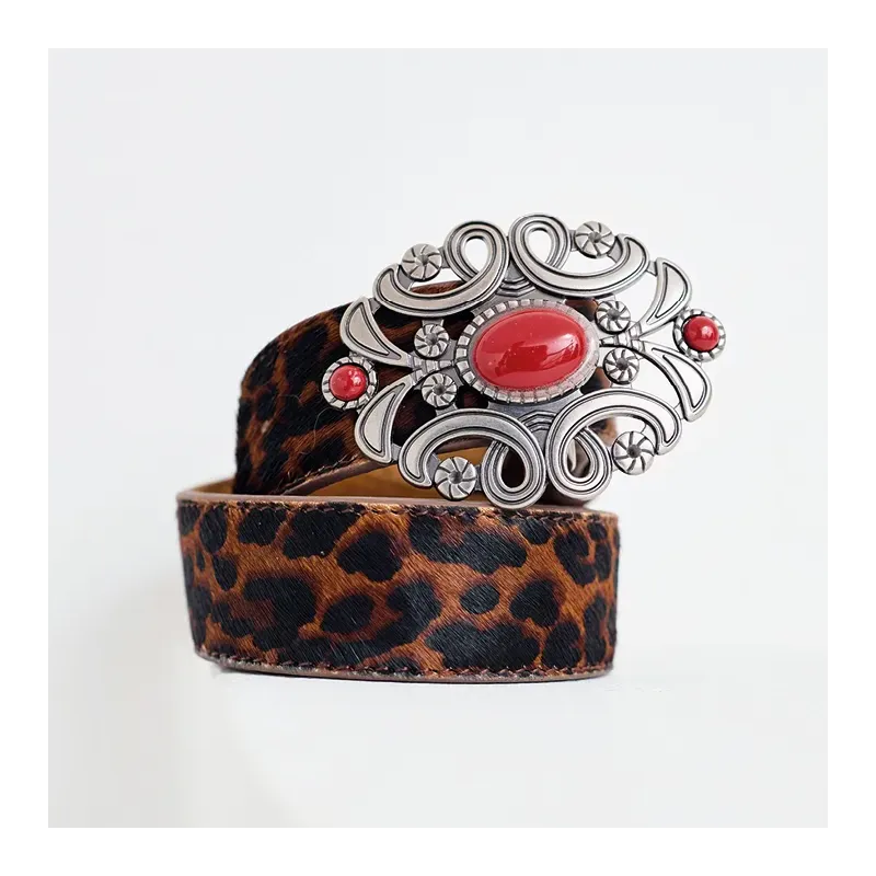 Mazélie ceinture Kayanne Rouge Dark Léop