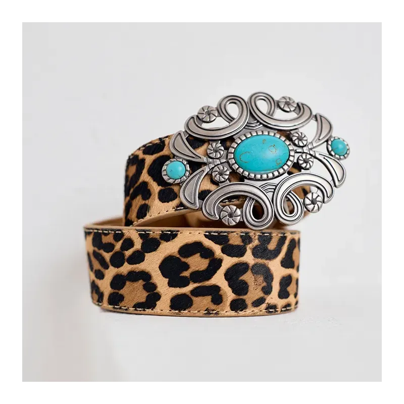 Mazélie ceinture Kayanne Bleu Light Léop