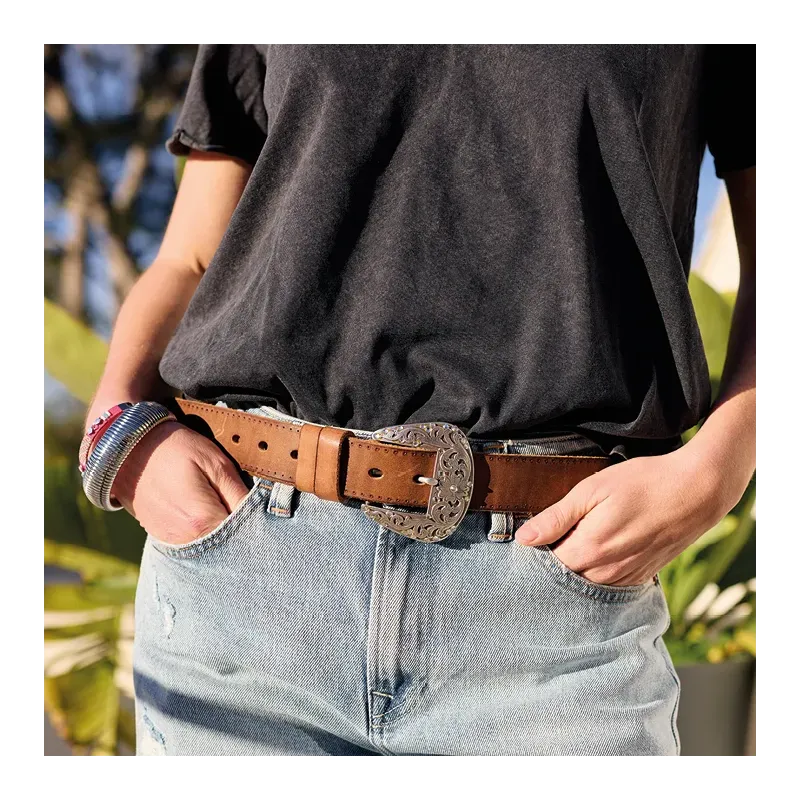 Mazélie ceinture Sando Strass Nub Camel